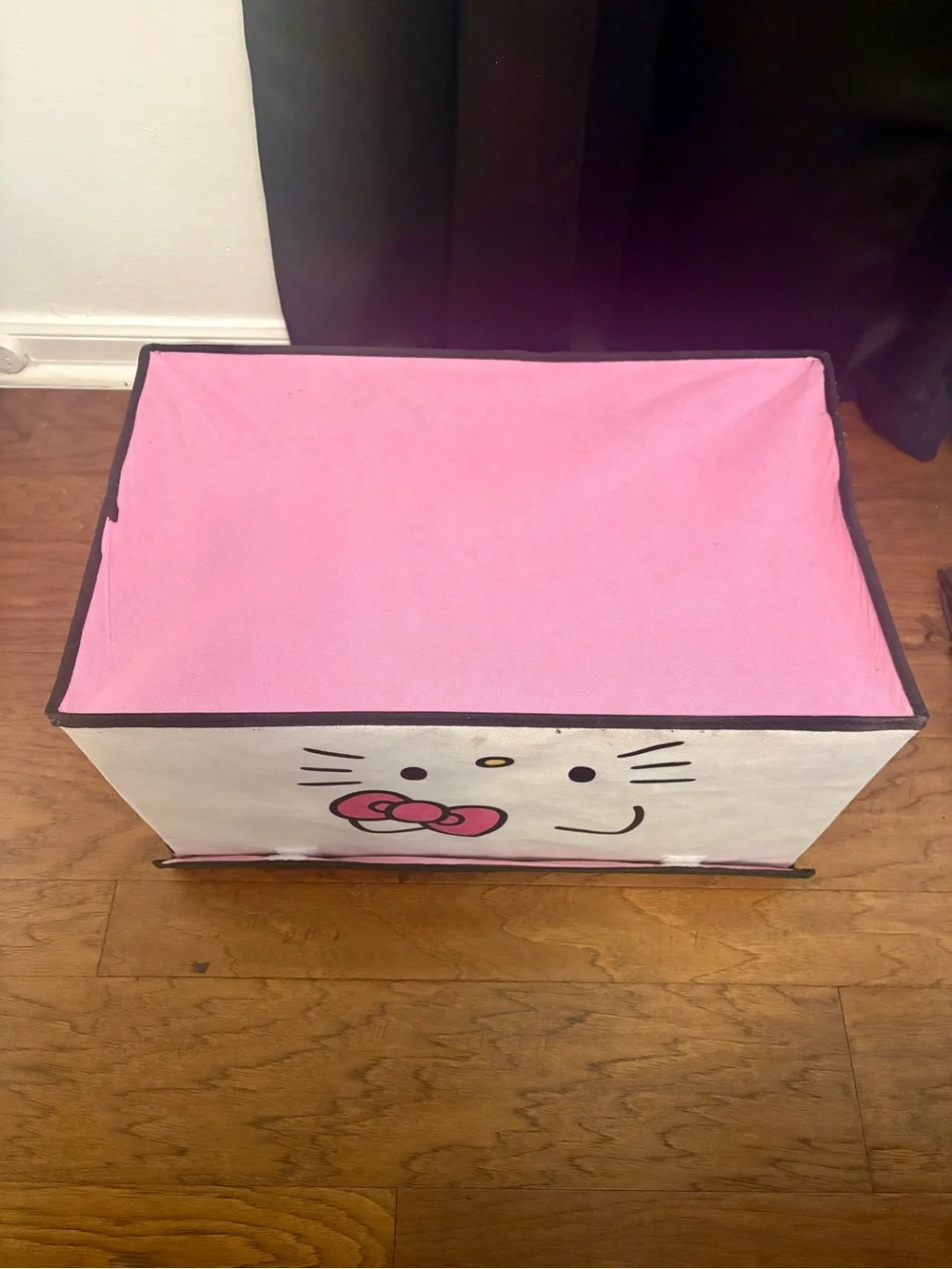 Hello Kitty Hot Pink & White Foldable Storage Bin
